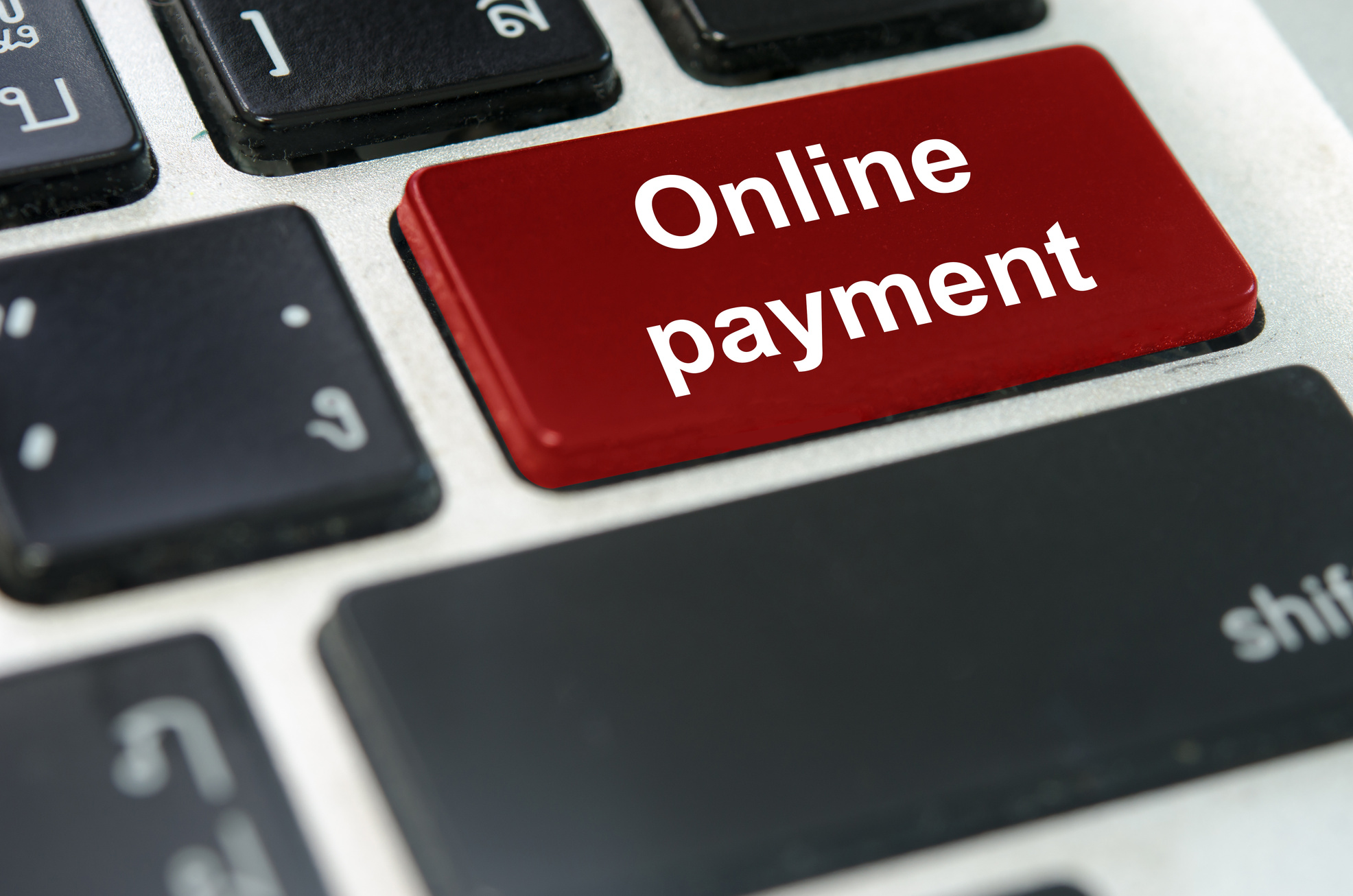 Keyboard Button Online Payment